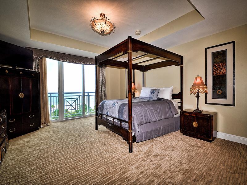 Guest room 2 has queen bed, flat screen TV and attached full bathroom